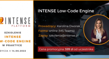 Druga edycja szkolenia INTENSE Low-Code Engine